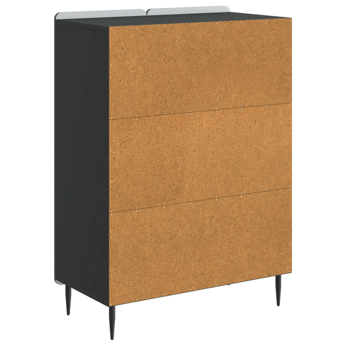 Bufet Negru 66 x 34,5 x 92 cm Lemn prelucrat - WALTI WALTI