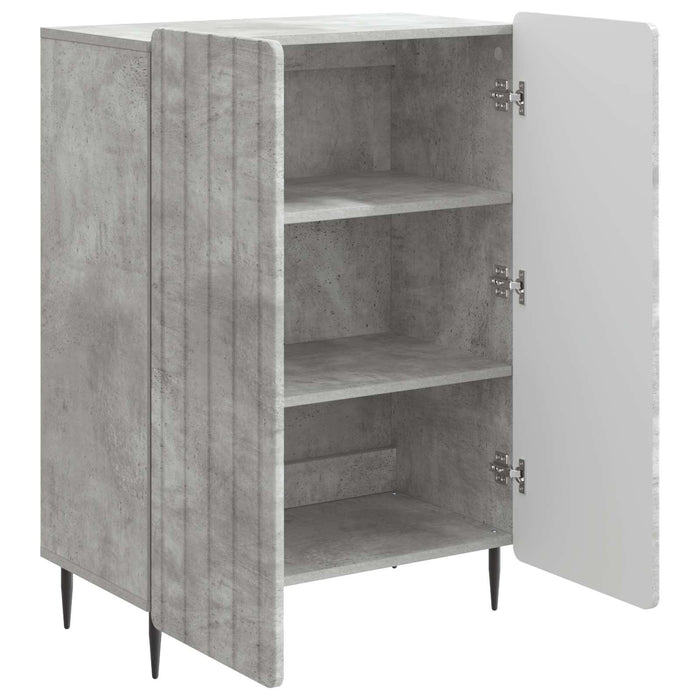 Bufet Gri Beton 66 x 34,5 x 92 cm Lemn prelucrat - WALTI WALTI