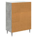 Bufet Gri Beton 66 x 34,5 x 92 cm Lemn prelucrat - WALTI WALTI