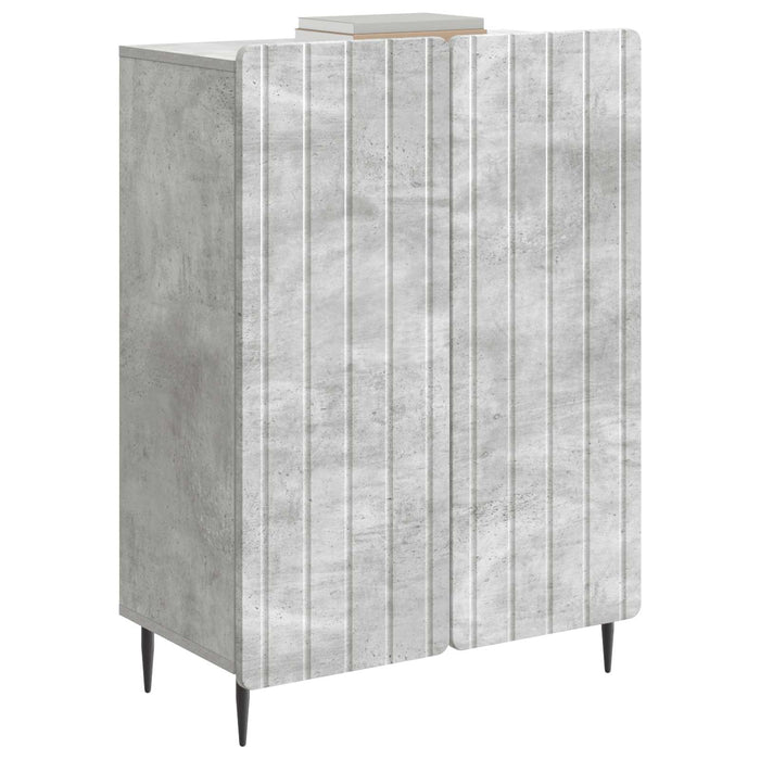 Bufet Gri Beton 66 x 34,5 x 92 cm Lemn prelucrat - WALTI WALTI