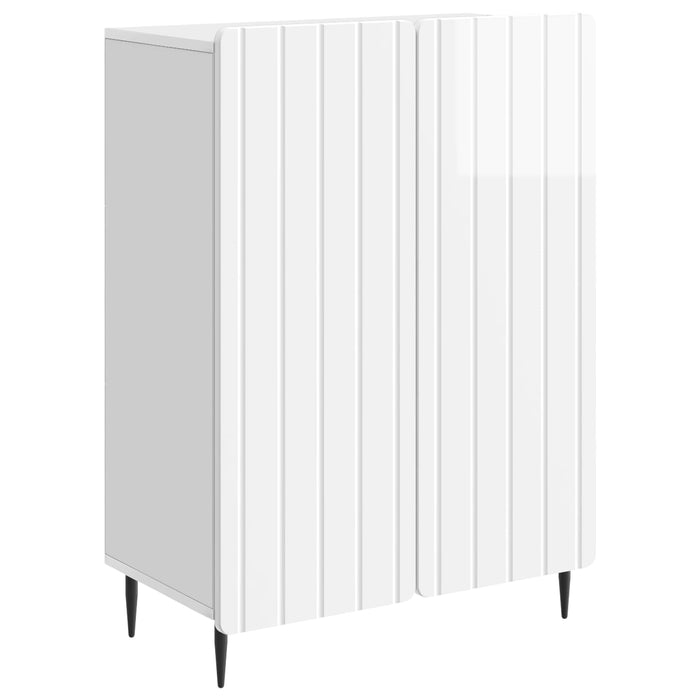 Bufet Alb foarte lucios 66 x 34,5 x 92 cm Lemn prelucrat - WALTI WALTI
