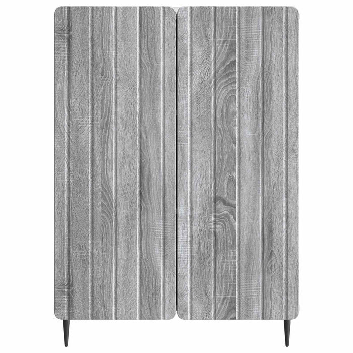 Bufet Sonoma gri 66 x 34,5 x 92 cm Lemn prelucrat - WALTI WALTI