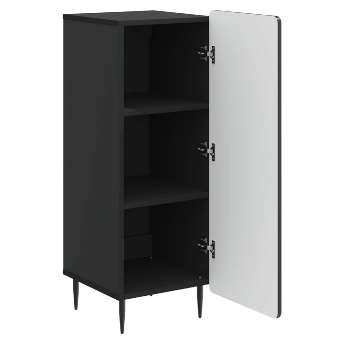 Bufet Negru 34,5 x 33 x 92 cm Lemn prelucrat - WALTI WALTI