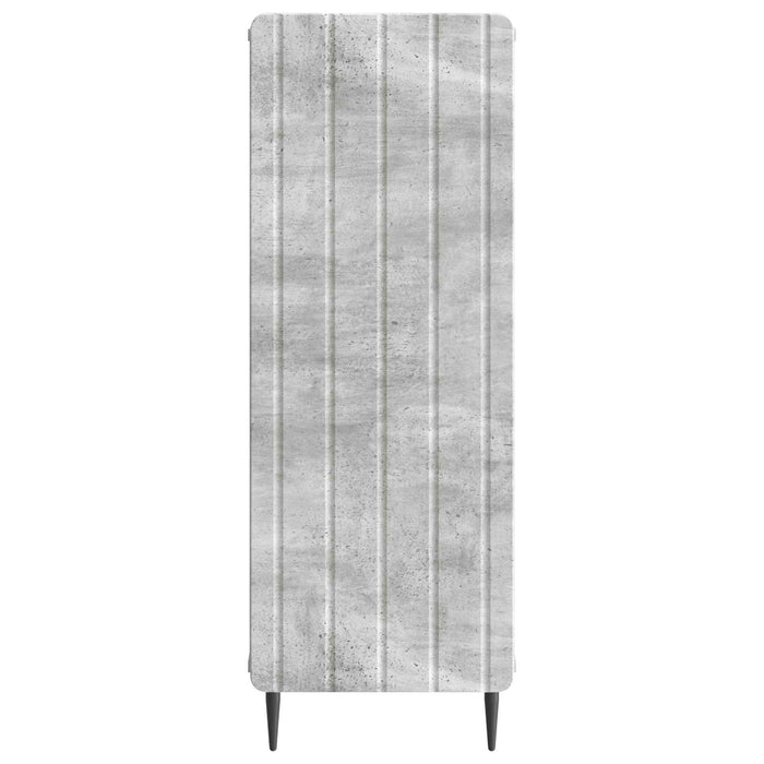 Bufet Gri Beton 34,5 x 33 x 92 cm Lemn prelucrat - WALTI WALTI