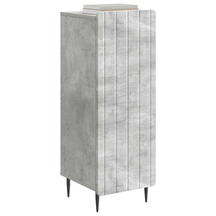 Bufet Gri Beton 34,5 x 33 x 92 cm Lemn prelucrat - WALTI WALTI