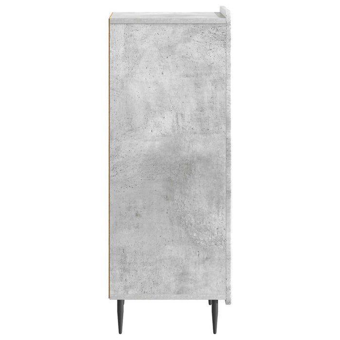 Bufet Gri Beton 34,5 x 33 x 92 cm Lemn prelucrat - WALTI WALTI