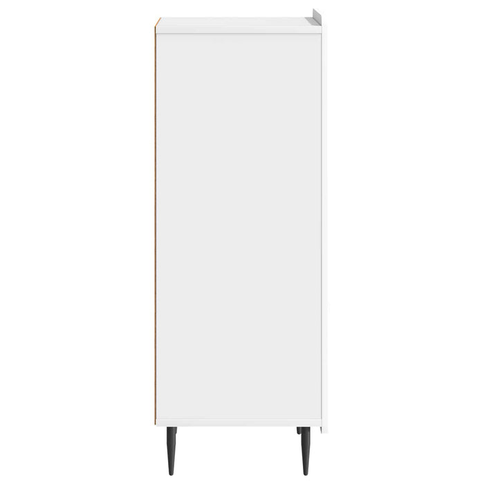 Bufet Alb foarte lucios 34,5 x 33 x 92 cm Lemn prelucrat - WALTI WALTI