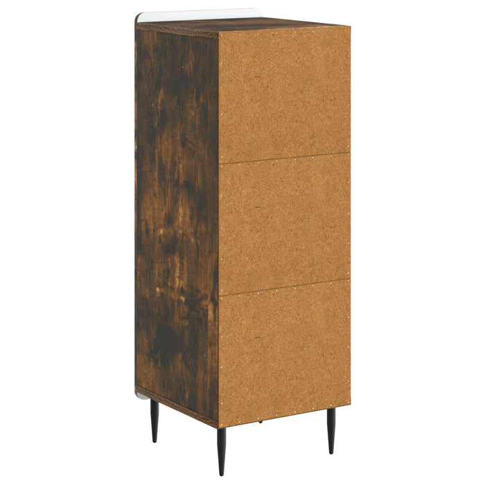 Bufet Stejar fumuriu 34,5 x 33 x 92 cm Lemn prelucrat - WALTI WALTI