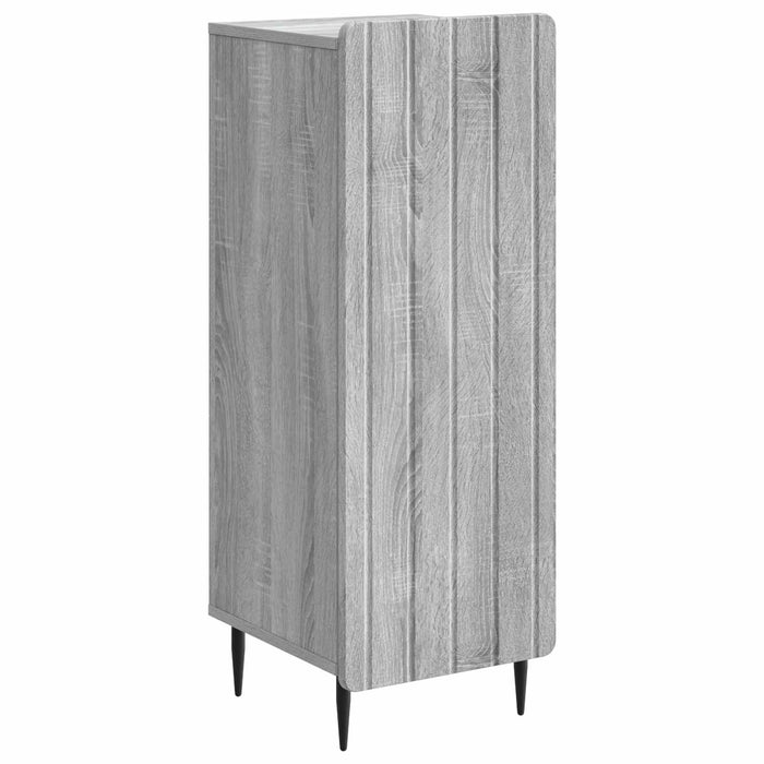 Bufet Sonoma gri 34,5 x 33 x 92 cm Lemn prelucrat - WALTI WALTI