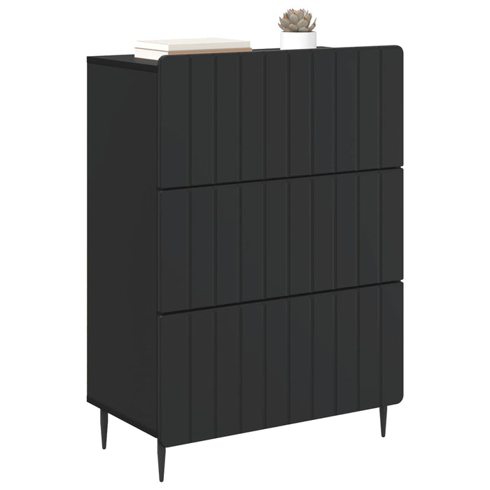 Dulap cu sertare Negru 66 x 34,5 x 92 cm Lemn prelucrat - WALTI WALTI