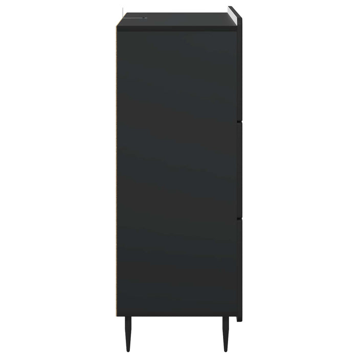 Dulap cu sertare Negru 66 x 34,5 x 92 cm Lemn prelucrat - WALTI WALTI