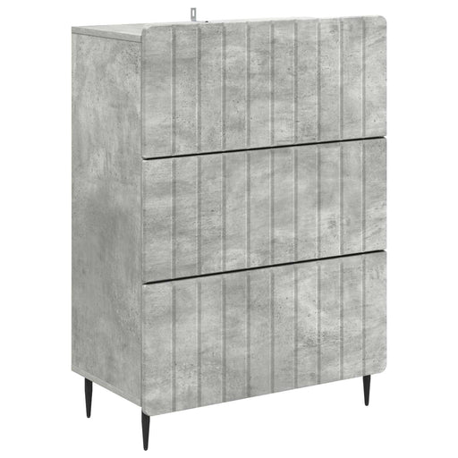 Dulap cu sertare Gri Beton 66 x 34,5 x 92 cm Lemn prelucrat - WALTI WALTI