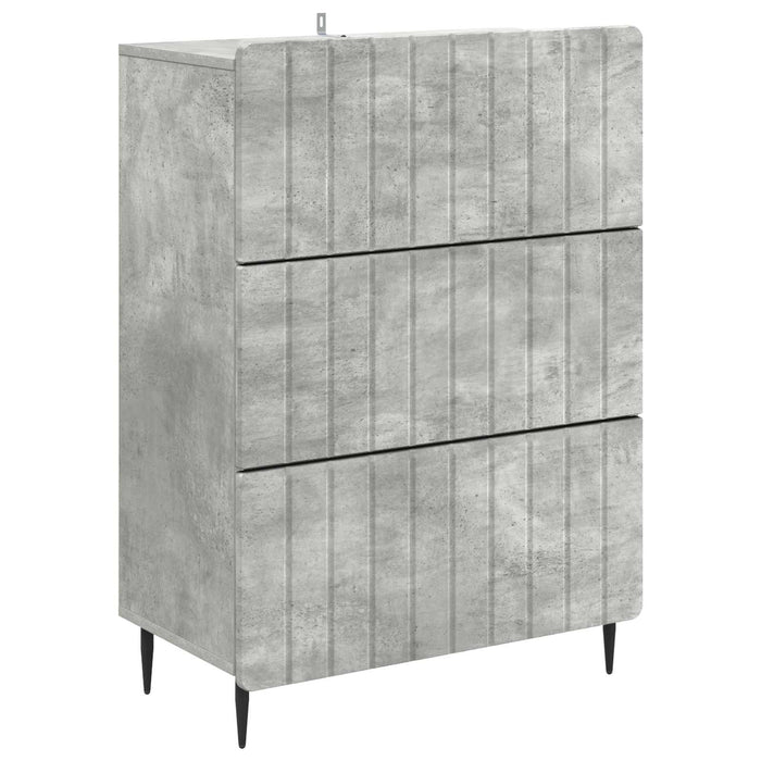 Dulap cu sertare Gri Beton 66 x 34,5 x 92 cm Lemn prelucrat - WALTI WALTI