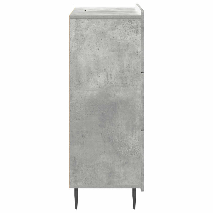 Dulap cu sertare Gri Beton 66 x 34,5 x 92 cm Lemn prelucrat - WALTI WALTI