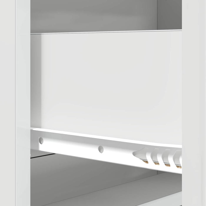 Dulap cu sertare Alb foarte lucios 66 x 34,5 x 92 cm - WALTI WALTI