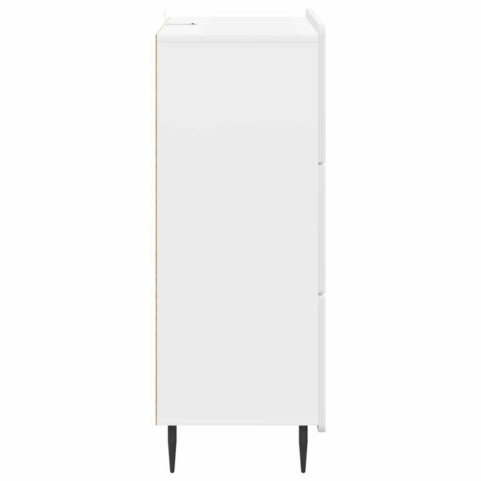 Dulap cu sertare Alb foarte lucios 66 x 34,5 x 92 cm - WALTI WALTI