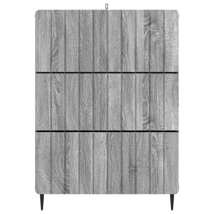 Dulap cu sertare Sonoma gri 66 x 34,5 x 92 cm Lemn prelucrat - WALTI WALTI