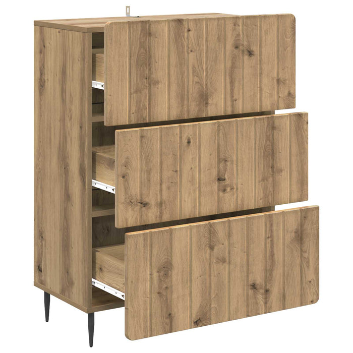 Dulap cu sertare Stejar Artizanal 66 x 34,5 x 92 cm - WALTI WALTI