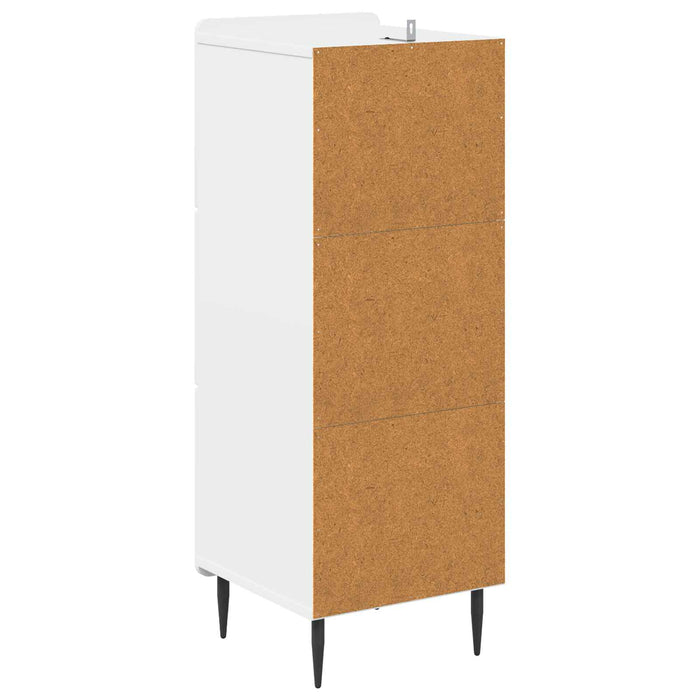 Dulap cu sertare Alb 33 x 34,5 x 92 cm Lemn prelucrat WALTI