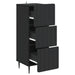 Dulap cu sertare Negru 33 x 34,5 x 92 cm Lemn prelucrat - WALTI WALTI