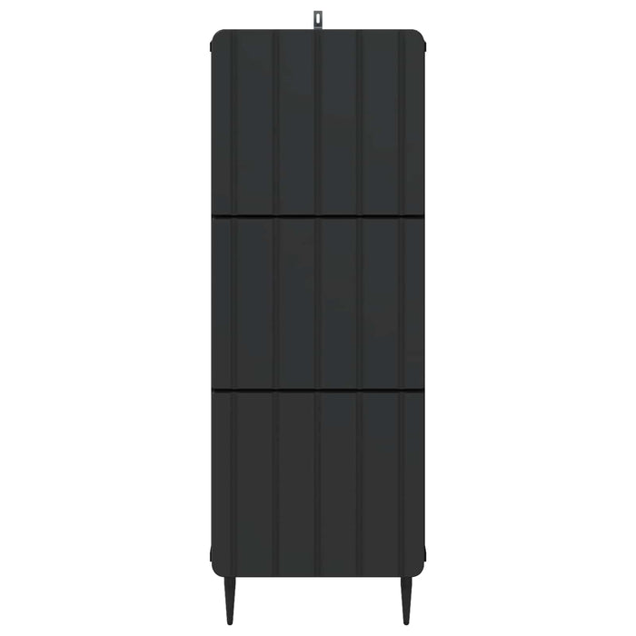 Dulap cu sertare Negru 33 x 34,5 x 92 cm Lemn prelucrat - WALTI WALTI