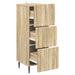 Dulap cu sertare Stejar Sonoma 33 x 34,5 x 92 cm Lemn prelucrat - WALTI WALTI