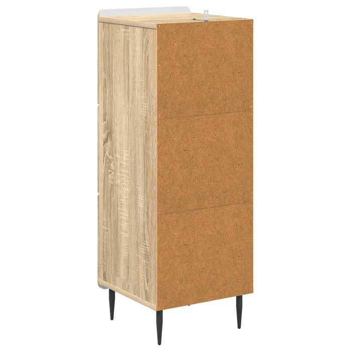 Dulap cu sertare Stejar Sonoma 33 x 34,5 x 92 cm Lemn prelucrat - WALTI WALTI