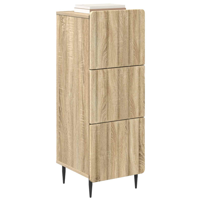 Dulap cu sertare Stejar Sonoma 33 x 34,5 x 92 cm Lemn prelucrat - WALTI WALTI