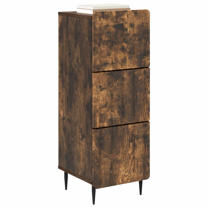 Dulap cu sertare Stejar fumuriu 33 x 34,5 x 92 cm - WALTI WALTI