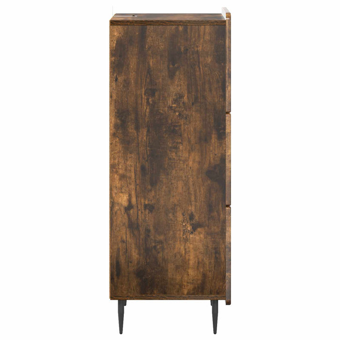 Dulap cu sertare Stejar fumuriu 33 x 34,5 x 92 cm - WALTI WALTI
