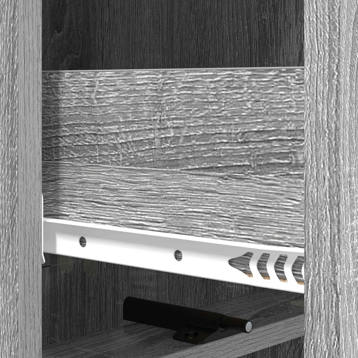 Dulap cu sertare Sonoma gri 33 x 34,5 x 92 cm Lemn prelucrat - WALTI WALTI