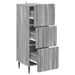 Dulap cu sertare Sonoma gri 33 x 34,5 x 92 cm Lemn prelucrat - WALTI WALTI