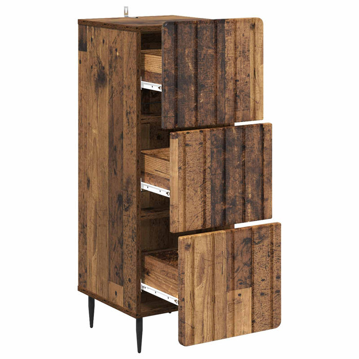 Dulap cu sertare Lemn vechi 33 x 34,5 x 92 cm Lemn prelucrat - WALTI WALTI