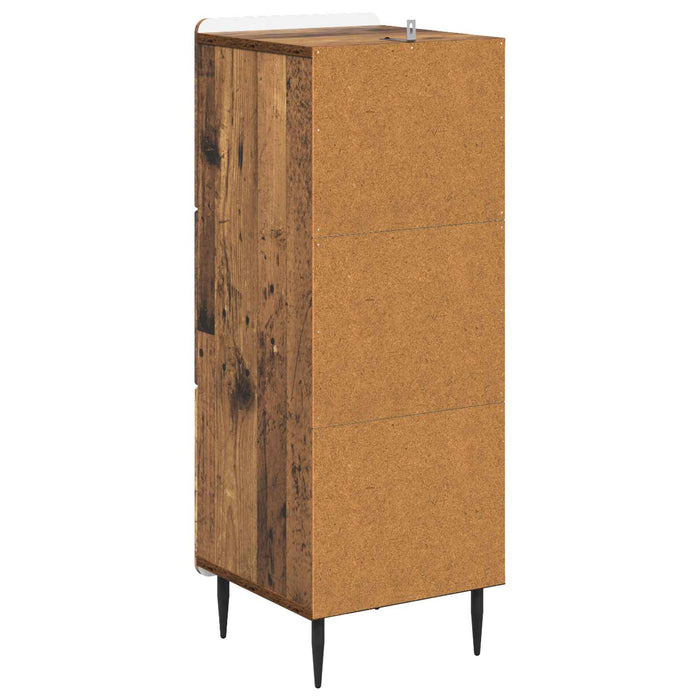 Dulap cu sertare Lemn vechi 33 x 34,5 x 92 cm Lemn prelucrat - WALTI WALTI