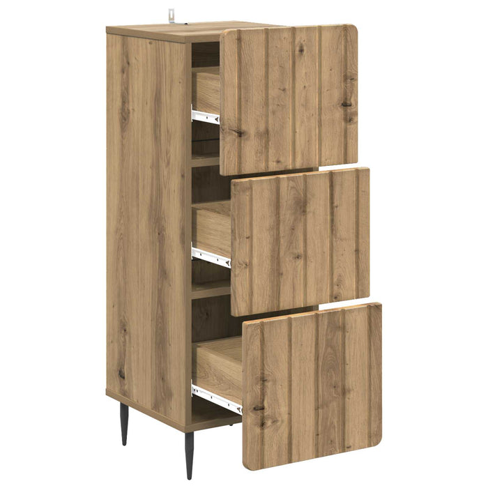 Dulap cu sertare Stejar Artizanal 33 x 34,5 x 92 cm - WALTI WALTI