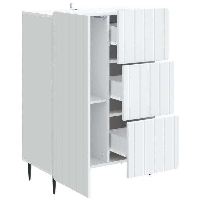 Bufet cu sertar Alb 66 x 34,5 x 91,5 cm Lemn prelucrat - WALTI WALTI
