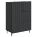 Bufet cu sertar Negru 66 x 34,5 x 91,5 cm Lemn prelucrat - WALTI WALTI