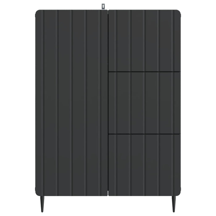 Bufet cu sertar Negru 66 x 34,5 x 91,5 cm Lemn prelucrat - WALTI WALTI