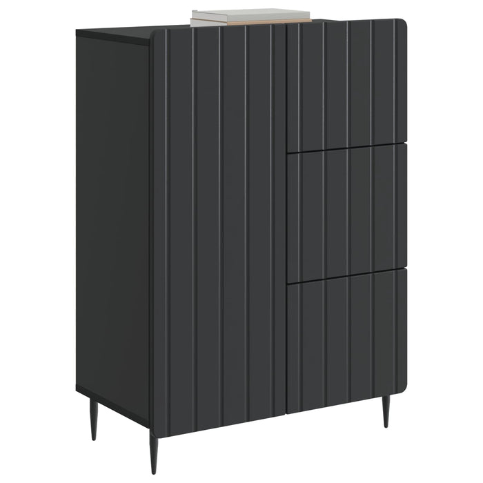 Bufet cu sertar Negru 66 x 34,5 x 91,5 cm Lemn prelucrat - WALTI WALTI