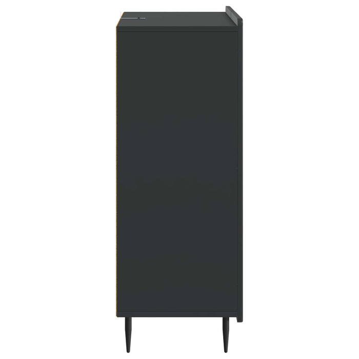 Bufet cu sertar Negru 66 x 34,5 x 91,5 cm Lemn prelucrat - WALTI WALTI