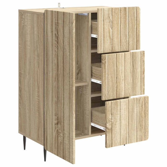 Bufet Stejar Sonoma 66 x 34,5 x 91,5 cm Lemn prelucrat - WALTI WALTI