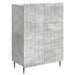 Bufet cu sertar Gri Beton 66 x 34,5 x 91,5 cm Lemn prelucrat - WALTI WALTI