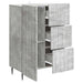 Bufet cu sertar Gri Beton 66 x 34,5 x 91,5 cm Lemn prelucrat - WALTI WALTI