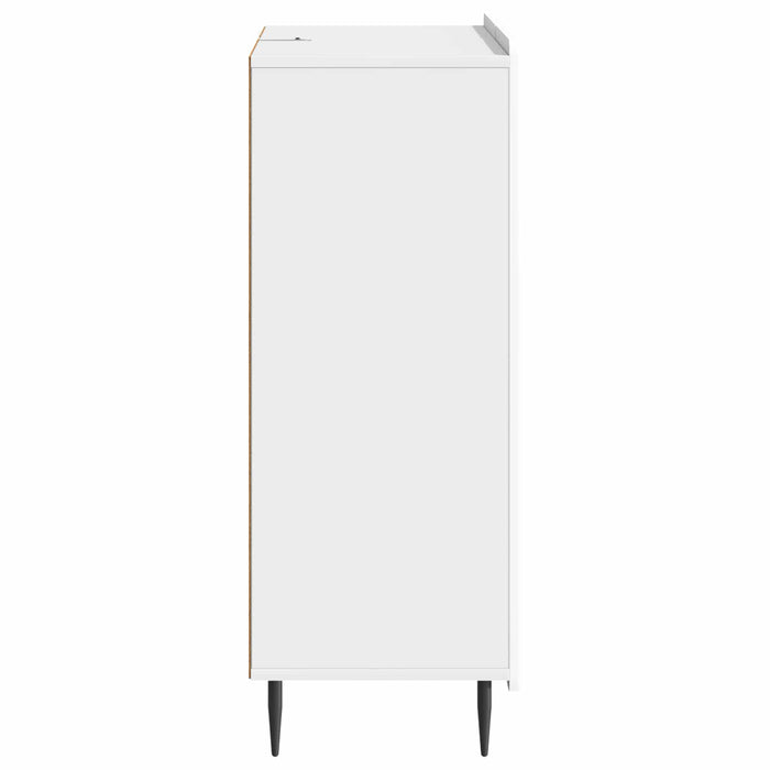 Bufet Alb foarte lucios 66 x 34,5 x 91,5 cm Lemn prelucrat - WALTI WALTI