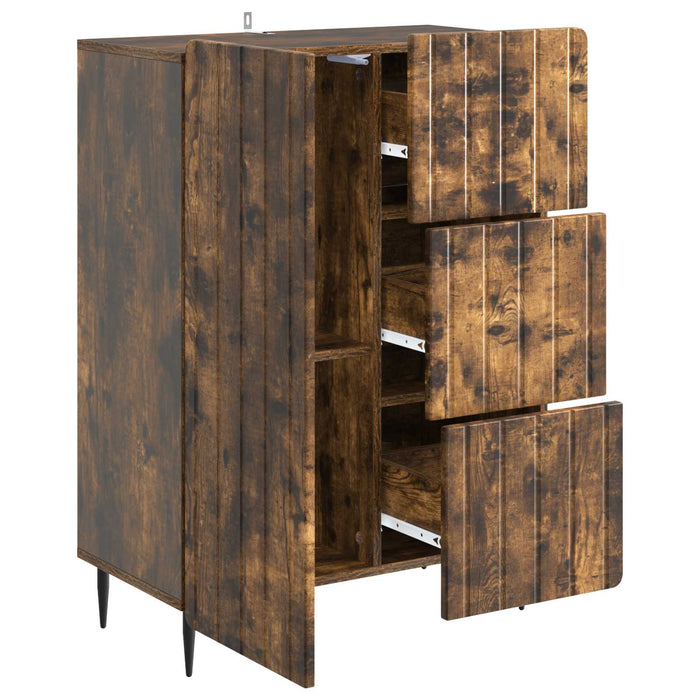 Bufet Stejar fumuriu 66 x 34,5 x 91,5 cm Lemn prelucrat - WALTI WALTI