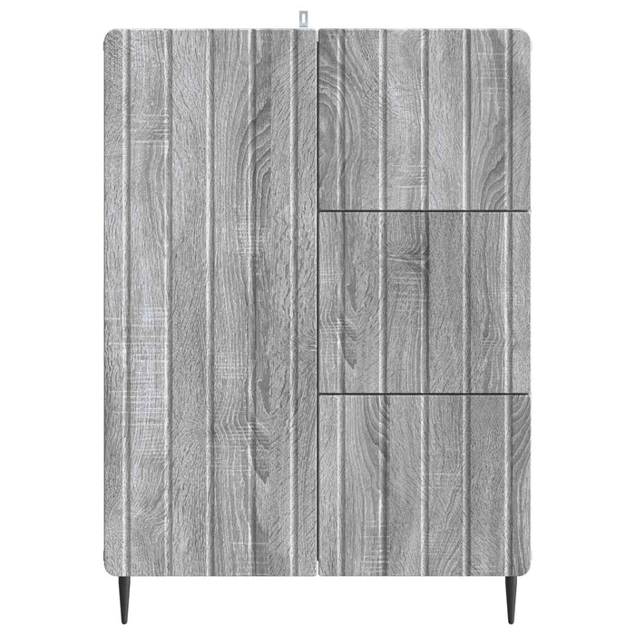 Bufet cu sertar Sonoma gri 66 x 34,5 x 91,5 cm Lemn prelucrat - WALTI WALTI