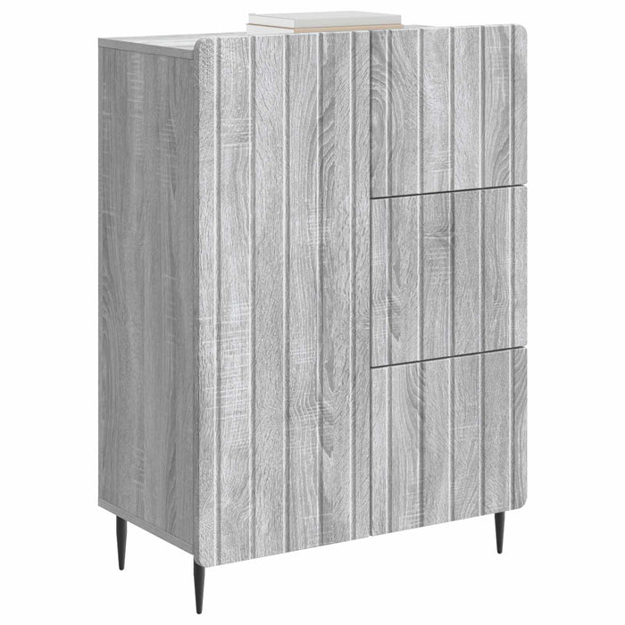Bufet cu sertar Sonoma gri 66 x 34,5 x 91,5 cm Lemn prelucrat - WALTI WALTI