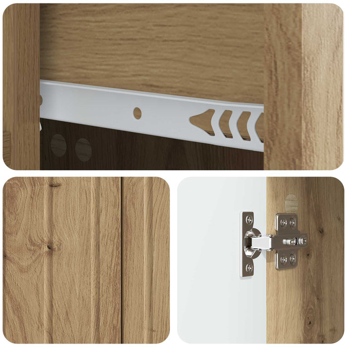 Bufet Stejar Artizanal 66 x 34,5 x 91,5 cm Lemn prelucrat - WALTI WALTI