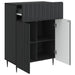 Bufet cu sertar Negru 66 x 34,5 x 92 cm Lemn prelucrat - WALTI WALTI