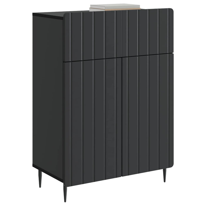 Bufet cu sertar Negru 66 x 34,5 x 92 cm Lemn prelucrat - WALTI WALTI